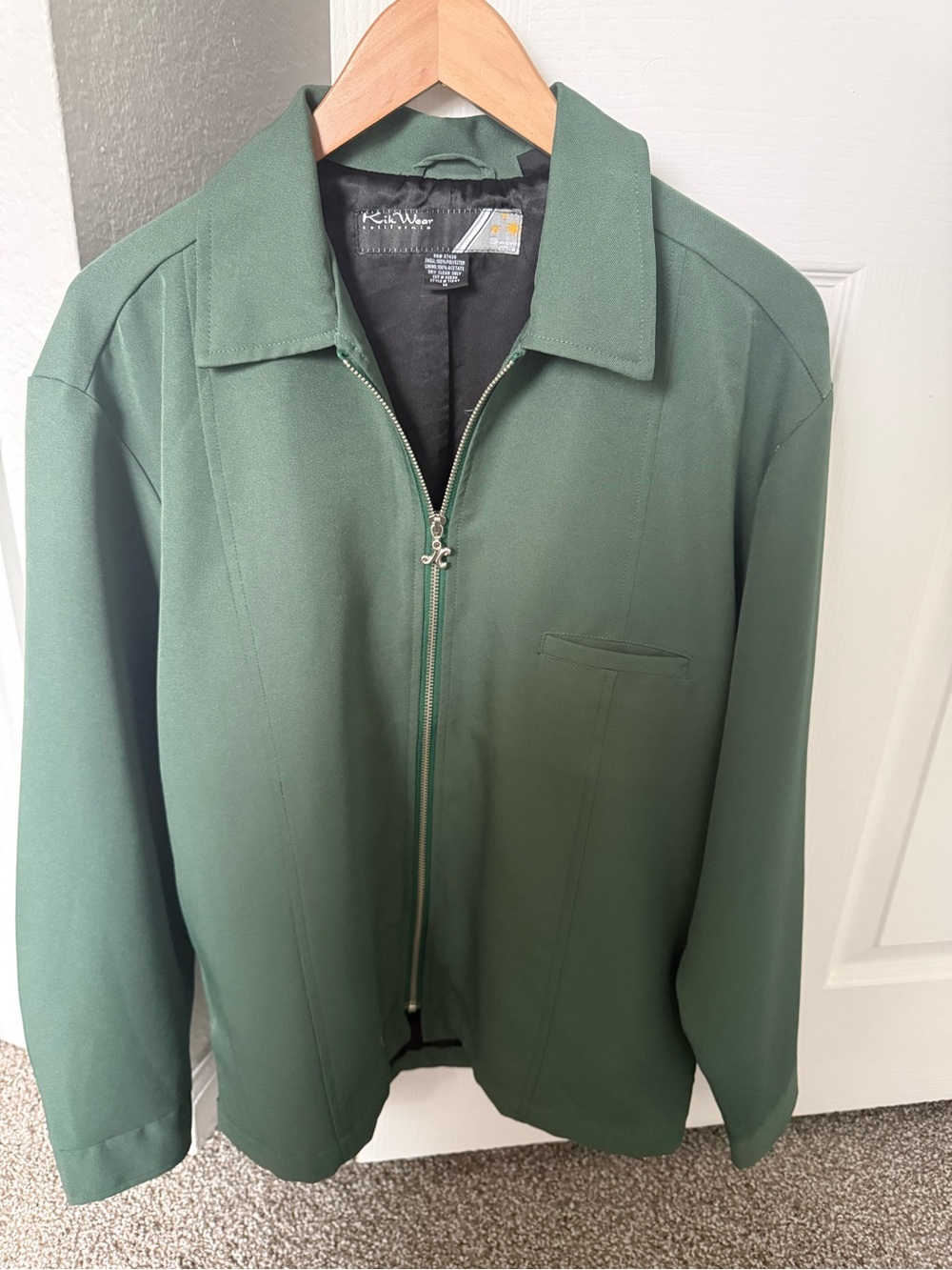 Streetwear Kikwear California Men's Zip Up Jacket Alo APC Skatewear 90s Vintage